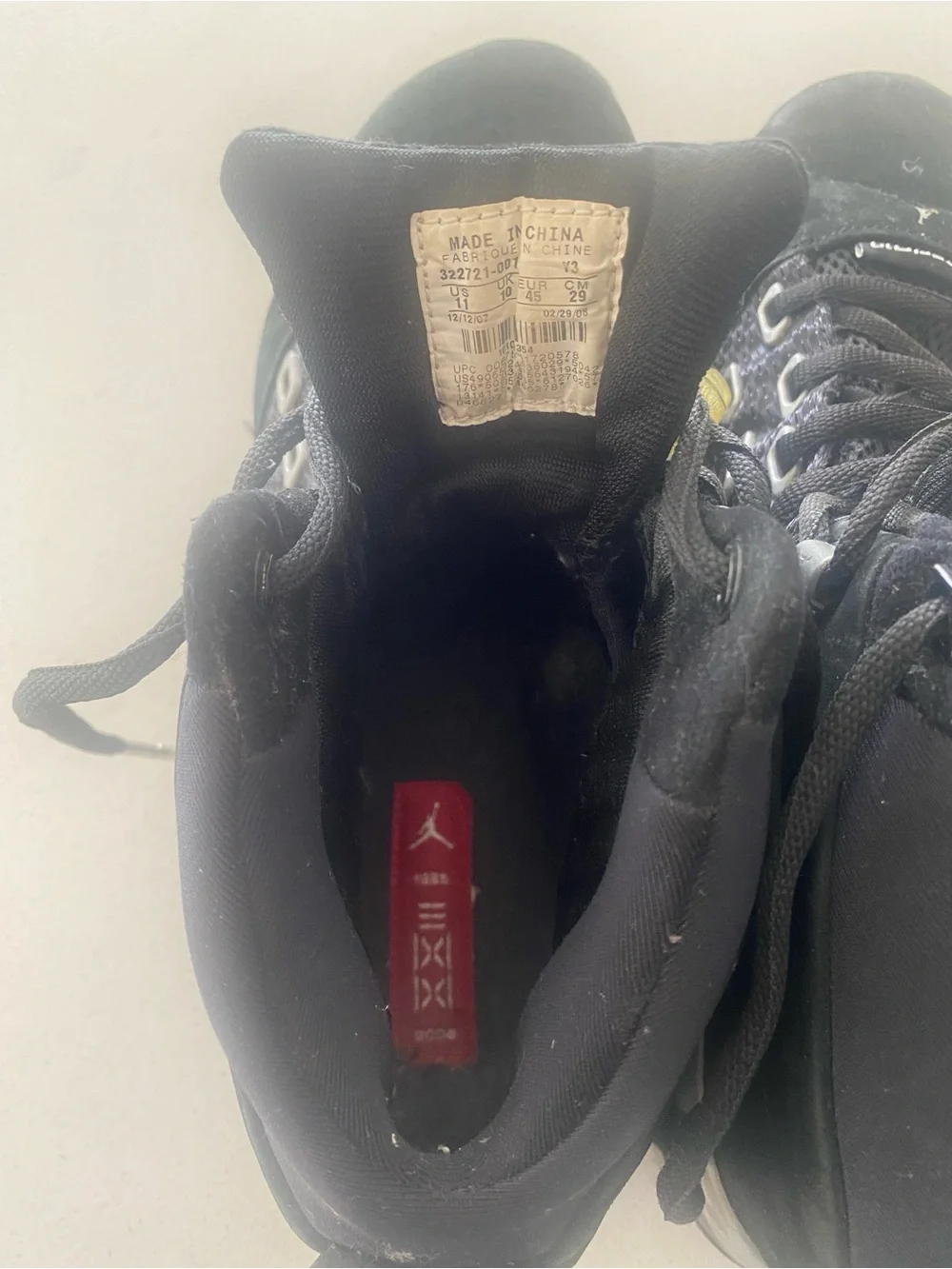 Air Jordan 17 Men’s Size 11 Black